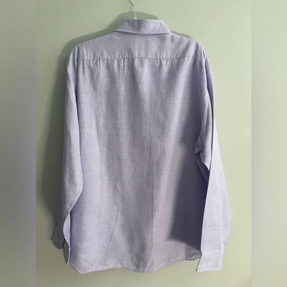 Brioni Purple Button Down Shirt - Picture 4 of 7